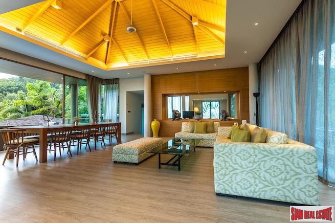 La Colline | Amazing Sea Views from this Magnificent Five Bedroom Pool Villa for Sale in Layan