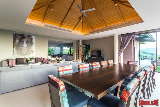 La Colline | Stunning Sea Views from this Seven Bedroom Private Pool Villa for Sale in Layan