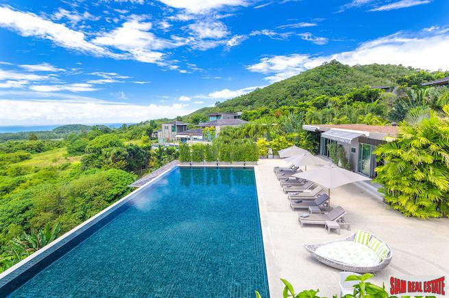 La Colline | Stunning Sea Views from this Seven Bedroom Private Pool Villa for Sale in Layan