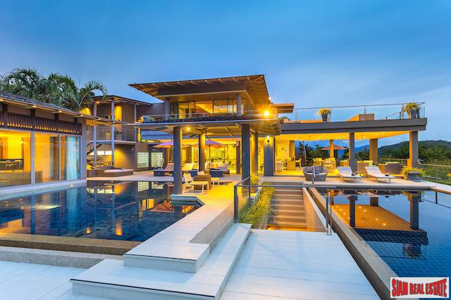 La Colline | Panoramic Sea Views from this Eight Bedroom Pool Villa in an Exclusive Layan Estate
