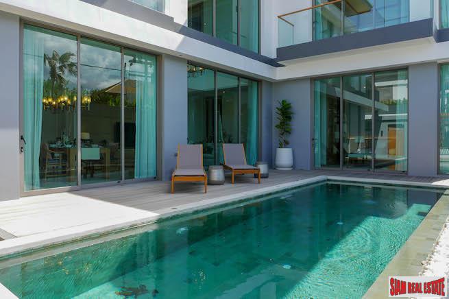 Brand New 3, 4 & 5 Bedroom Two Storey Villas with 40 sqm Private Swimming Pools for Sale In Cherng Talay