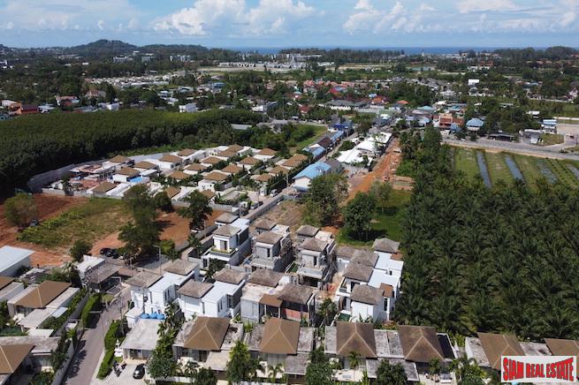 Brand New 3, 4 & 5 Bedroom Two Storey Villas with 40 sqm Private Swimming Pools for Sale In Cherng Talay