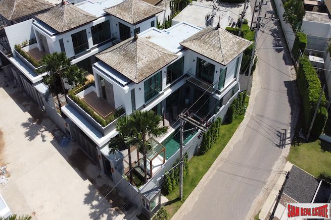 Brand New 3, 4 & 5 Bedroom Two Storey Villas with 40 sqm Private Swimming Pools for Sale In Cherng Talay