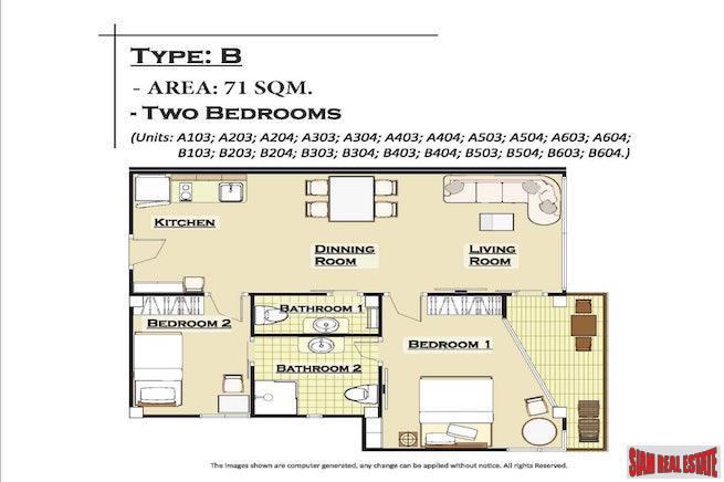 One & Two Bedroom Condos for Sale Near Nai Harn Beach - Great Vacation Rentals