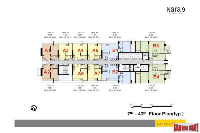 Nara 9 | Two Bedroom Corner Unit with City Views for Sale in Sathorn-15
