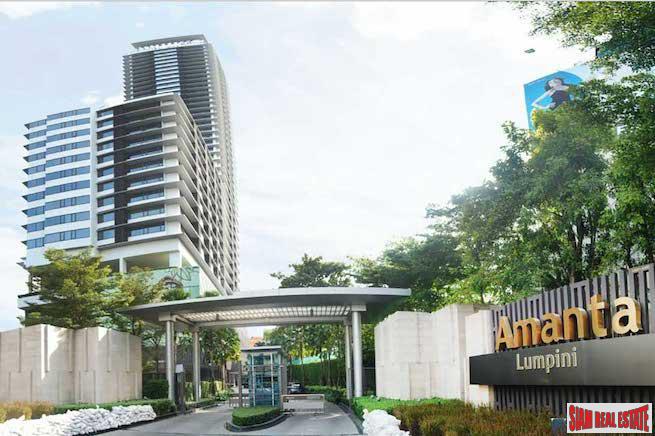 Amanta Lumpini | Beautiful Two Bedroom Condo with River, Park & Sathorn Road Views for Sale