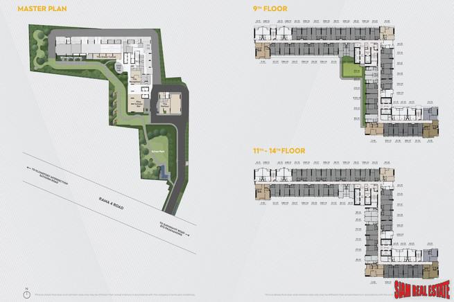 Exclusive New High-Rise Condo Launch by Leading Developers with River, Park and City Views at Rama 4 Road by Asoke and Phrom Phong -1 Bed Loft - Only 12% Down-Payment!-27