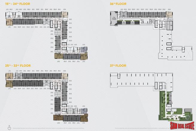 Exclusive New High-Rise Condo Launch by Leading Developers with River, Park and City Views at Rama 4 Road by Asoke and Phrom Phong -1 Bed Loft - Only 12% Down-Payment!-28