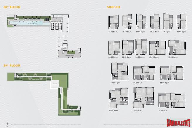 Exclusive New High-Rise Condo Launch by Leading Developers with River, Park and City Views at Rama 4 Road by Asoke and Phrom Phong -1 Bed Loft - Only 12% Down-Payment!-29