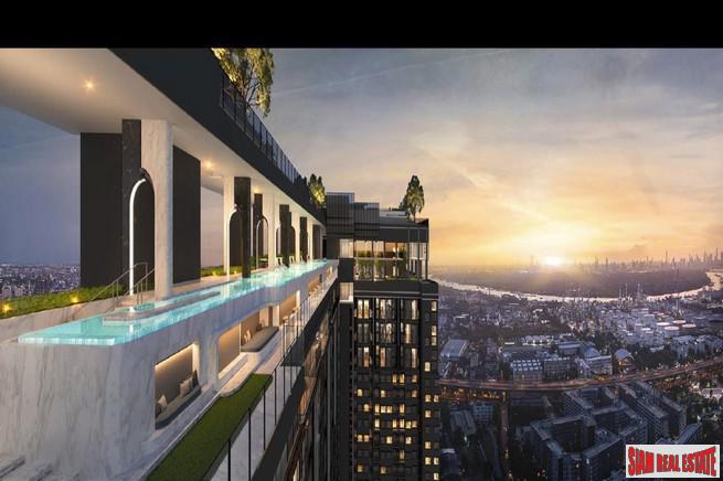 Exclusive New High-Rise Condo Launch by Leading Developers with River, Park and City Views at Rama 4 Road by Asoke and Phrom Phong -1 Bed Loft - Only 12% Down-Payment!-0