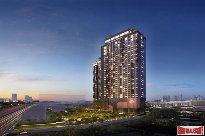 Exclusive New High-Rise Condo Launch by Leading Developers with River, Park and City Views at Rama 4 Road by Asoke and Phrom Phong -2 Bed Loft - Only 12% Down-Payment!-5