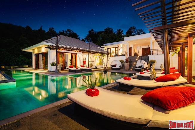 Amazing Four Bedroom Pool Villa with Sea Views Over Phang Nga Bay for Rent in Ao Po-9