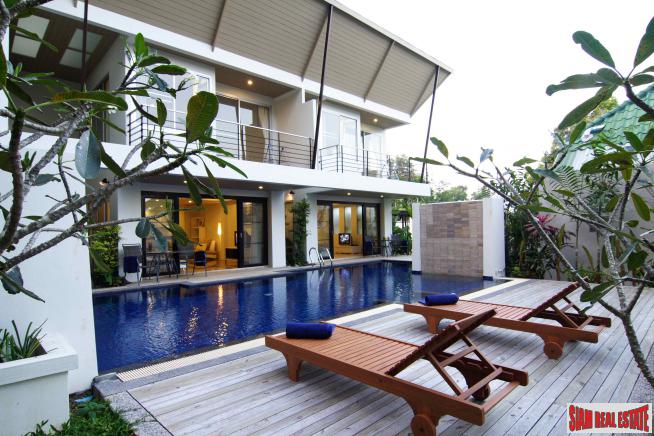 Triplex with Pool and Gardens for Sale in a Convenient Area near Phuket Town - Business Opportunity for Rental Income