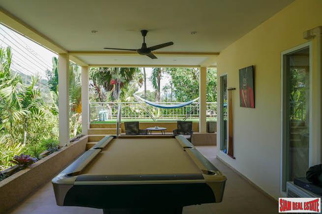 Spacious Single Storey Five Bedroom Pool Villa with Roof Terrace for Sale in Chalong