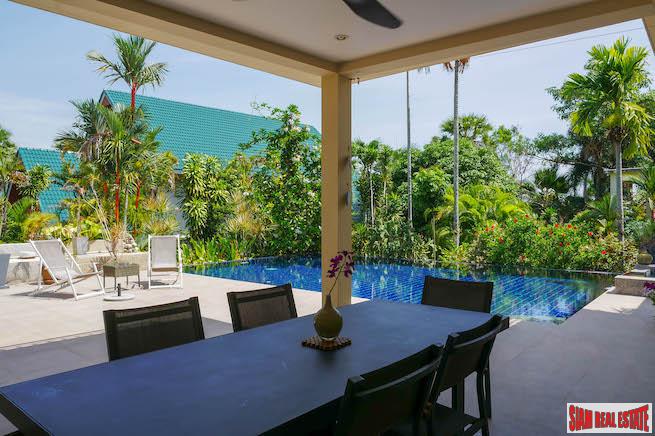 Spacious Single Storey Five Bedroom Pool Villa with Roof Terrace for Sale in Chalong