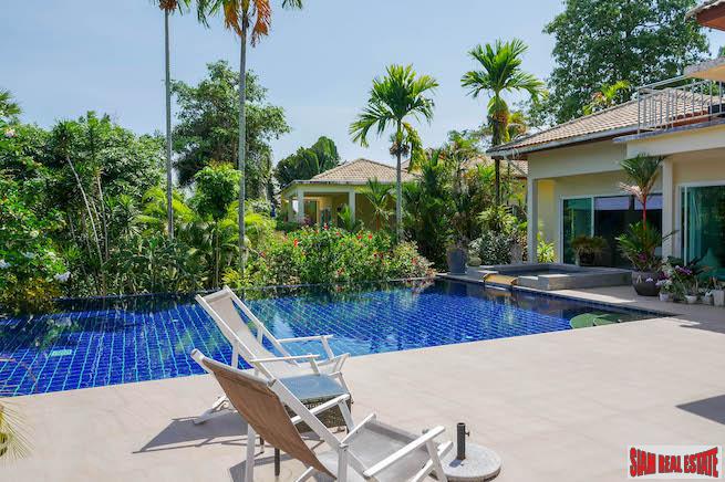 Spacious Single Storey Five Bedroom Pool Villa with Roof Terrace for Sale in Chalong-4