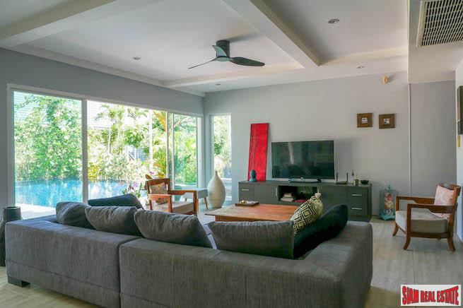 Spacious Single Storey Five Bedroom Pool Villa with Roof Terrace for Sale in Chalong