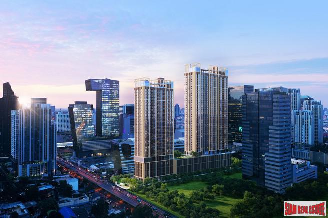 Outstanding New High-Rise Condo at Central Rama 9 by Leading Thai Developers next to MRT and Central Rama 9 -1 Bed Units