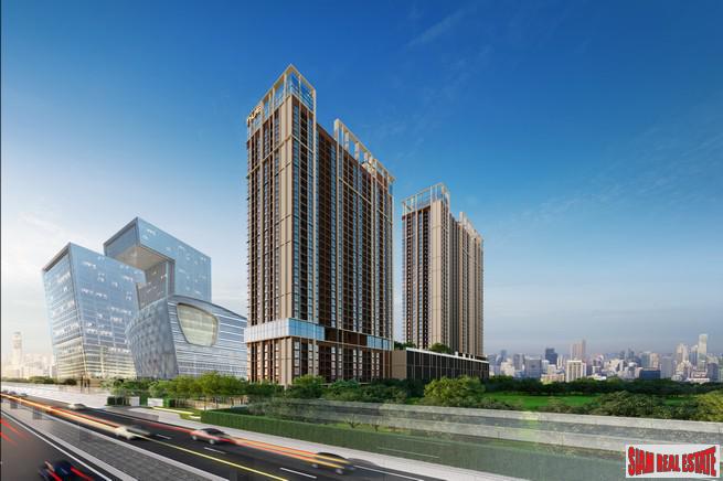 Outstanding New High-Rise Condo at Central Rama 9 by Leading Thai Developers next to MRT and Central Rama 9 -1 Bed Units-1