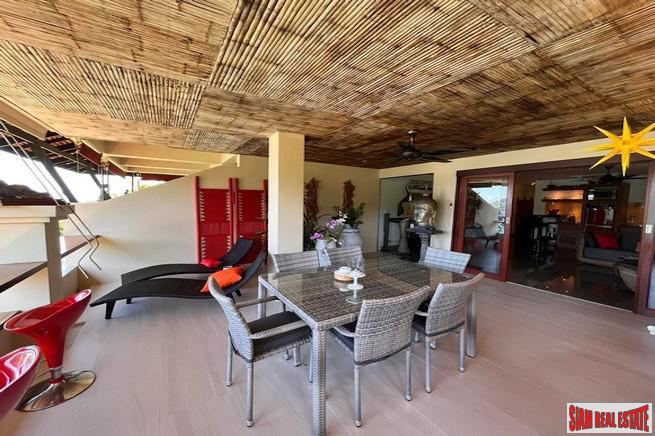 Kata Seaview Residence | Amazing Sea Views from this Two Bedroom Condo for Rent Near Kata Noi Beach
