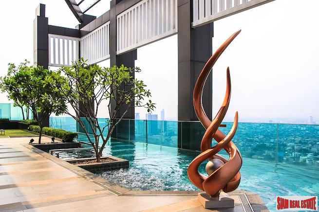 Rhythm Sathorn | Furnished Two Bedroom Condo with Beautiful City Views for Sale in Sathorn-2