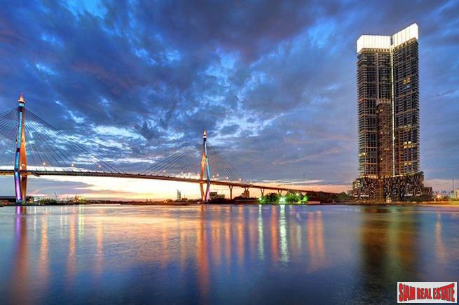 The Pano | Exceptional River Views from this Three Bedroom Corner Condo for Rent in Surasak