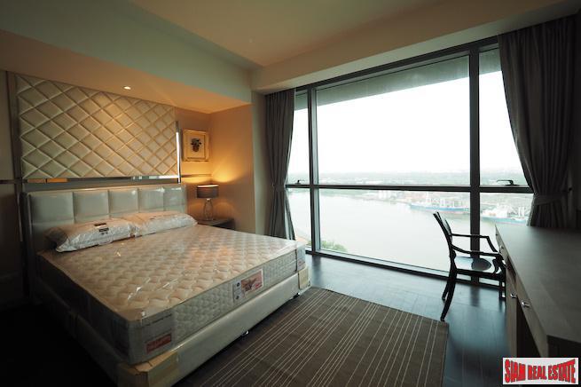 The Pano | Exceptional River Views from this Three Bedroom Corner Condo for Rent in Surasak