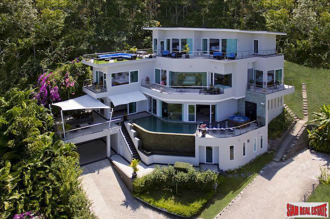 Villa Namaste | Contemporary Six Bedroom Villa with Sea View for Sale in Bang Tao-0
