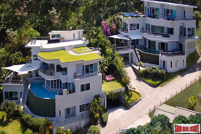 Villa Namaste | Contemporary Six Bedroom Villa with Sea View for Sale in Bang Tao