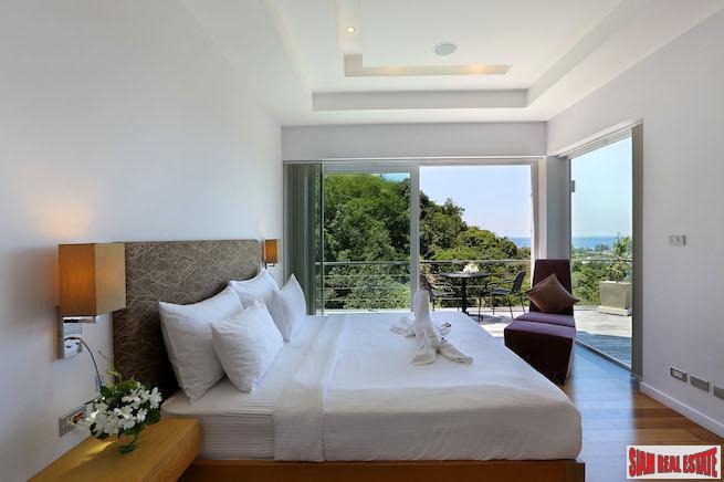 Villa Namaste | Contemporary Six Bedroom Villa with Sea View for Sale in Bang Tao