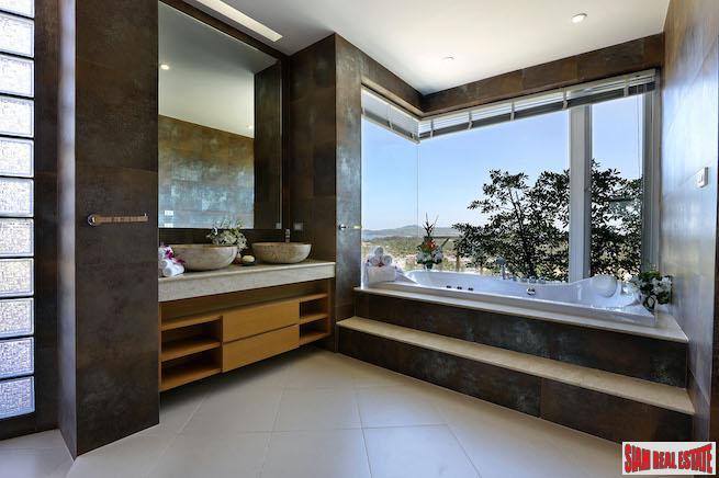 Villa Namaste | Contemporary Six Bedroom Villa with Sea View for Sale in Bang Tao