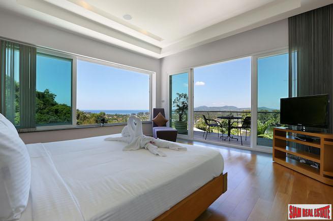 Villa Namaste | Contemporary Six Bedroom Villa with Sea View for Sale in Bang Tao