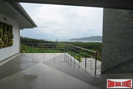 Cool, Modern Six Bedroom Home with Pool and Sea Views in Rawai-11