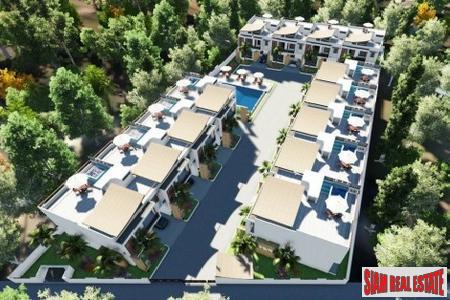 Three-Bedroom Townhomes with Jacuzzi Roof Terraces in Rawai