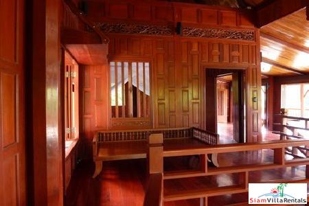 Beautiful Modern Teak House for Rent in the Nai Harn Hills-12
