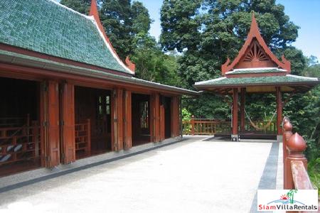 Beautiful Modern Teak House for Rent in the Nai Harn Hills-15