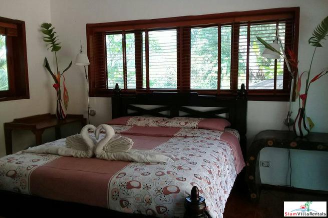 Beautiful Modern Teak House for Rent in the Nai Harn Hills