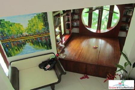 Beautiful Modern Teak House for Rent in the Nai Harn Hills